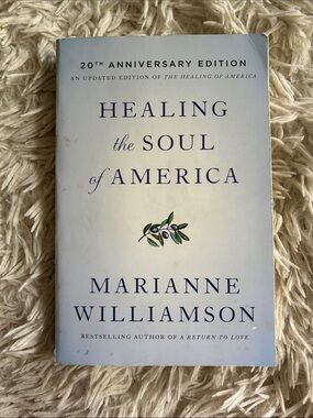 Healing the Soul of America Coffee Table Book - White & Blue